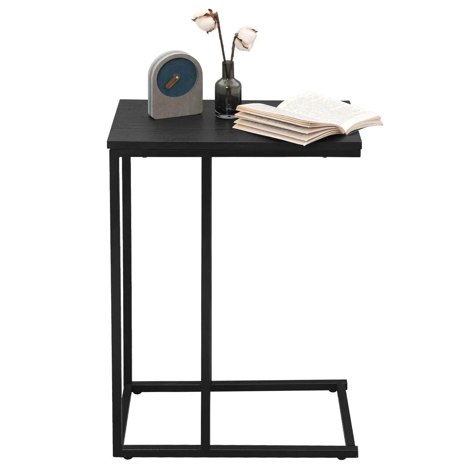 Feronza™ Bijzettafel - Multifunctionele Tafel met Metaal Frame voor Woonkamer en Laptopgebruik - Feronza